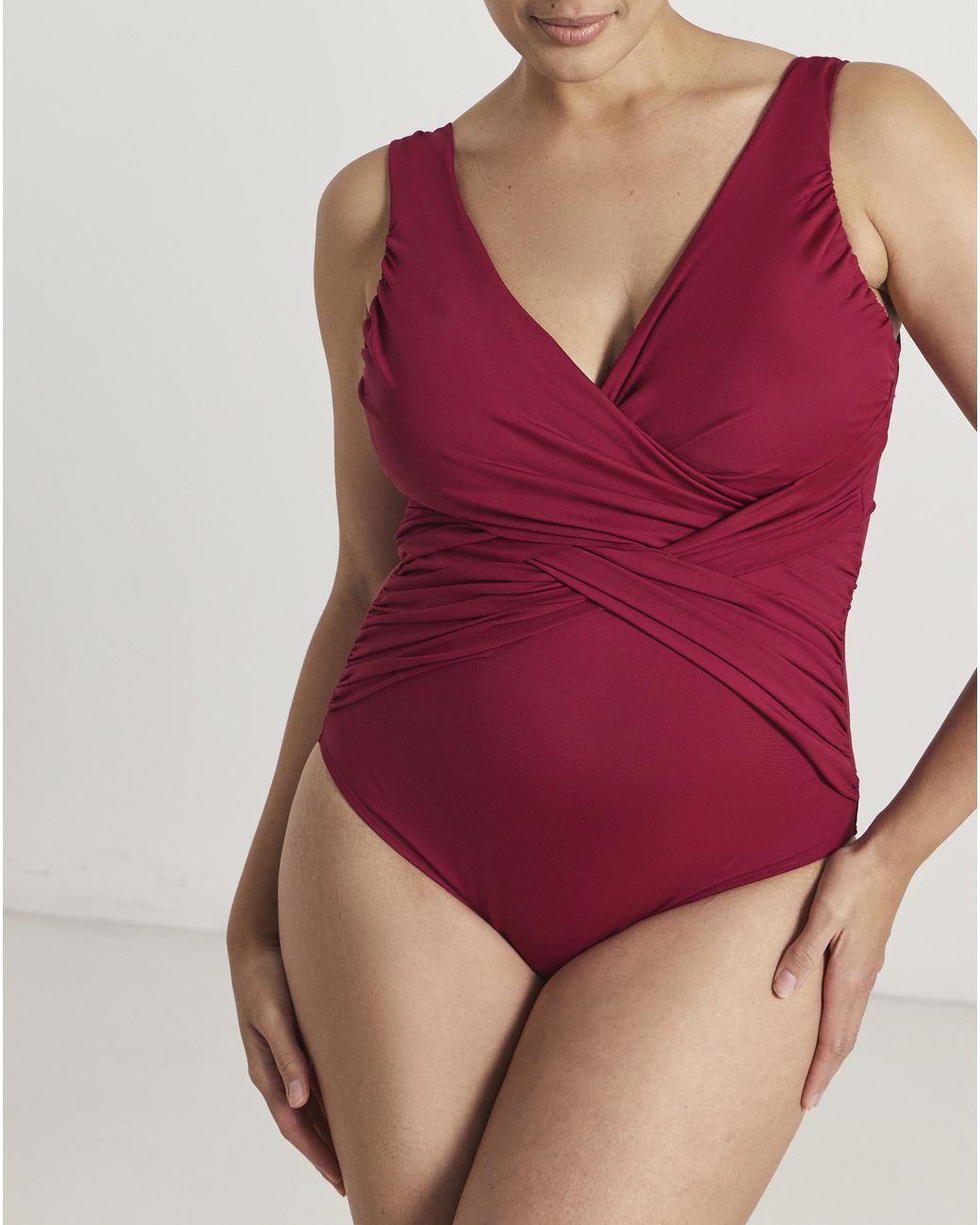 MAGISCULPT Red Illusion Swimsuit