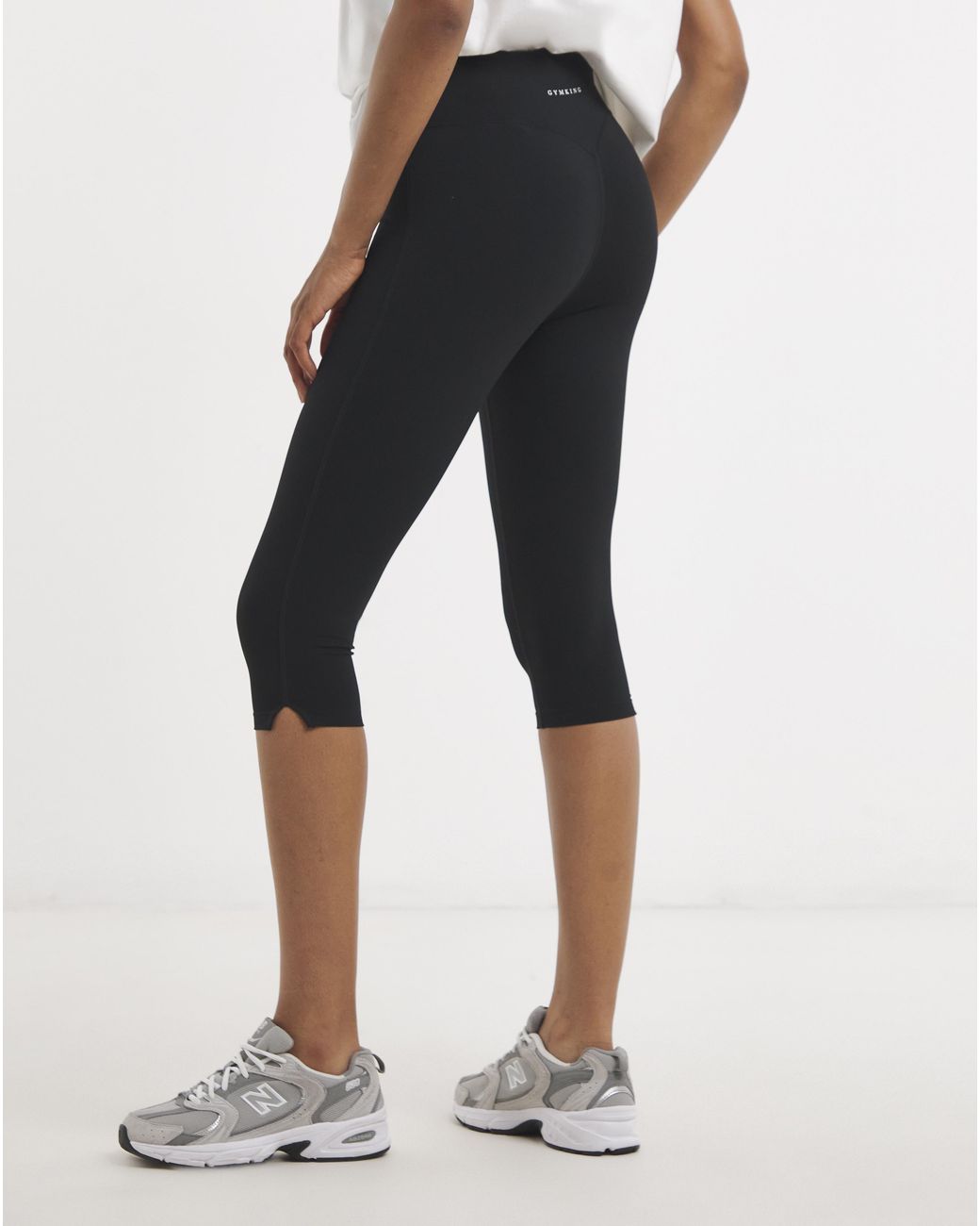 Gym King Black 365 Capri Legging