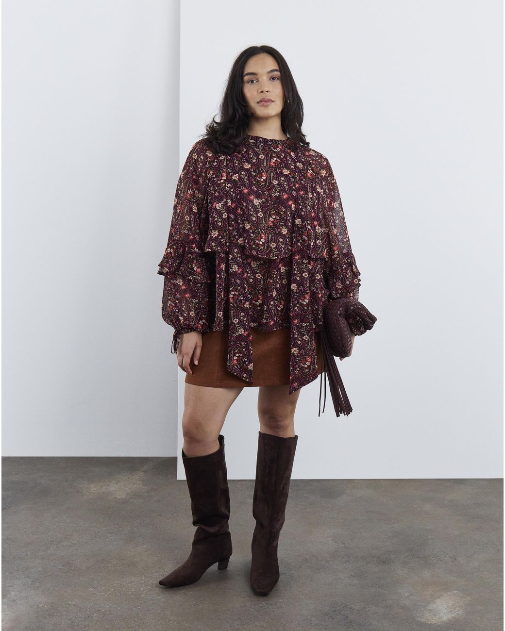 Simply Be Red Blouse