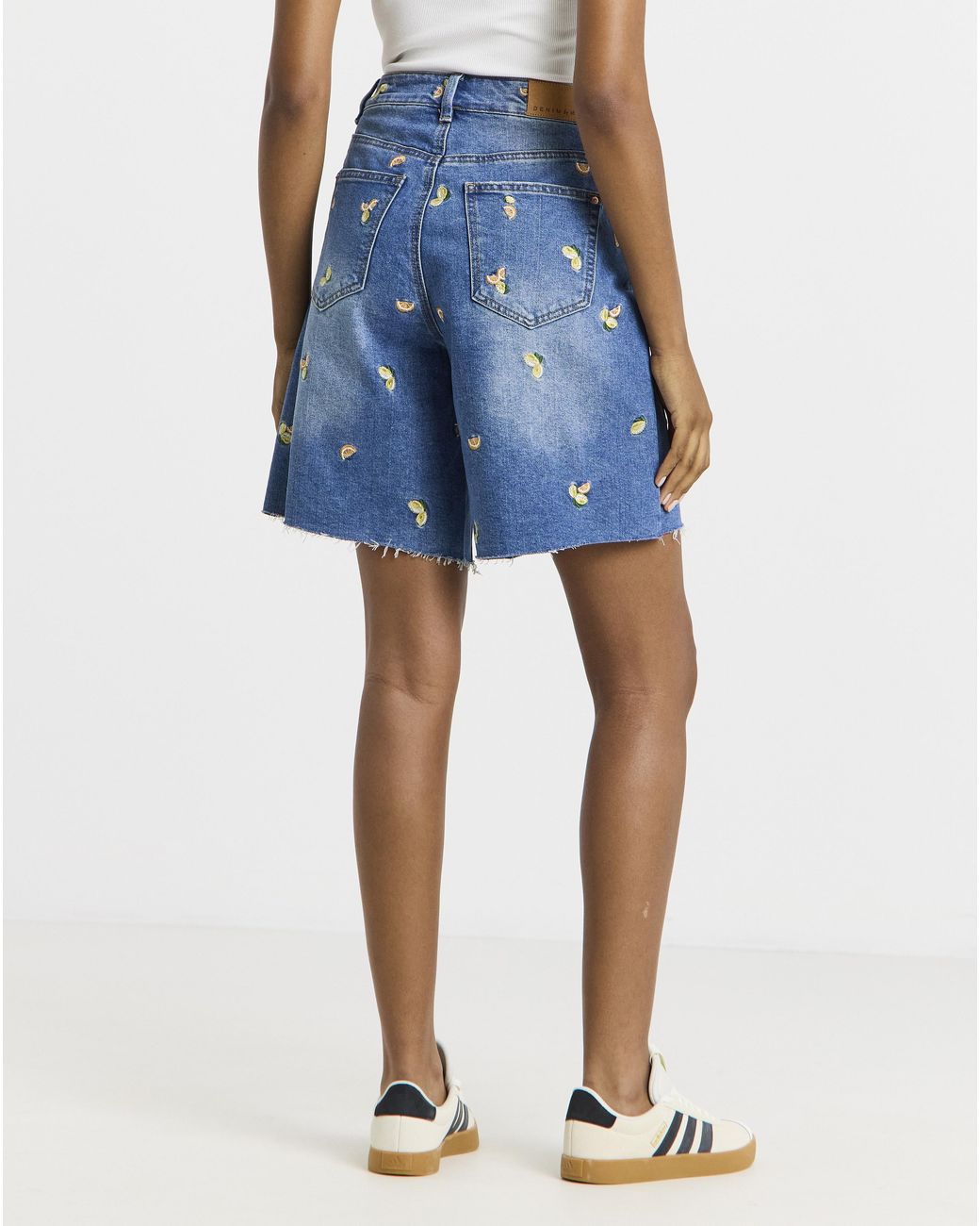 Simply Be Blue Fruit Bermuda Short