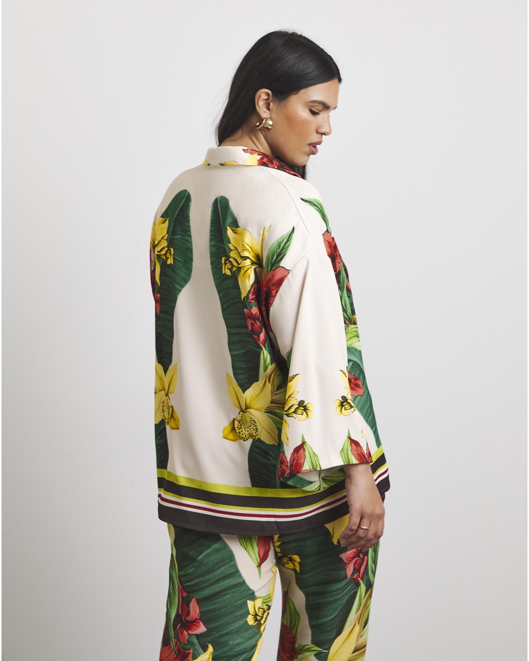 Joanna Hope White Printed Shirt