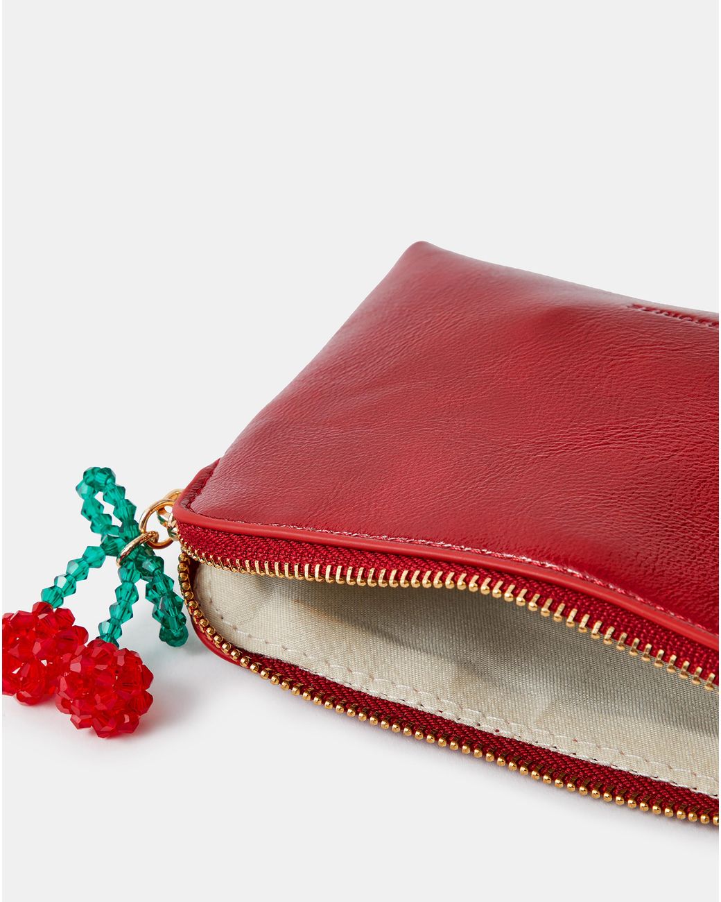 Accessorize Red Cherry Charm Coin Purse
