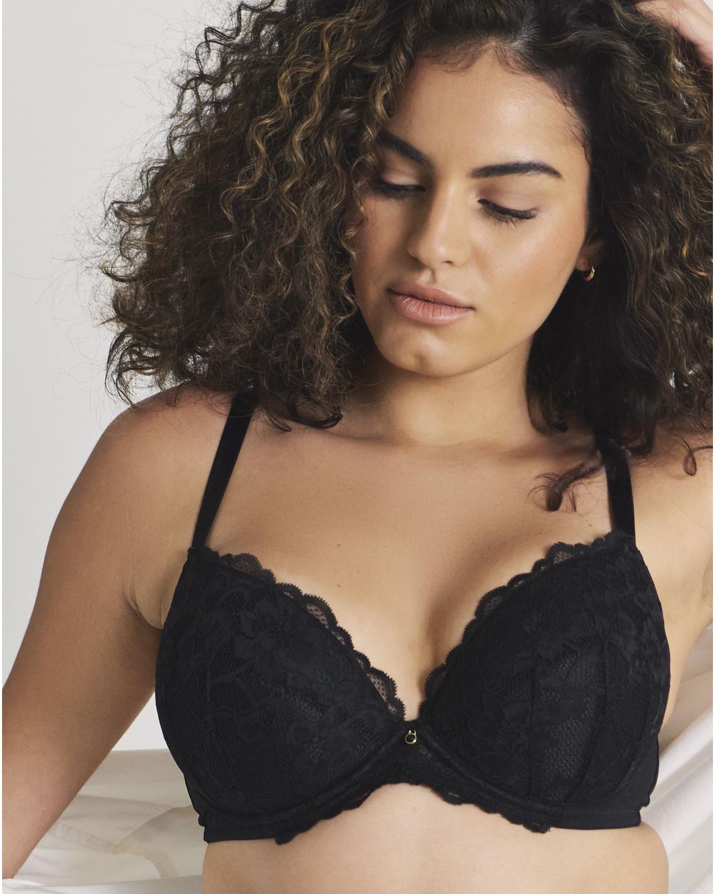 Ann Summers Black Sexy Lace Plunge Bra