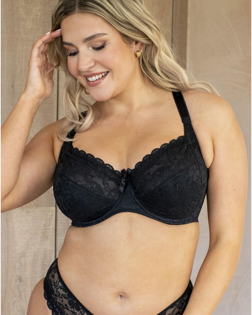 Pour Moi Black Rebel Full Cup Bra