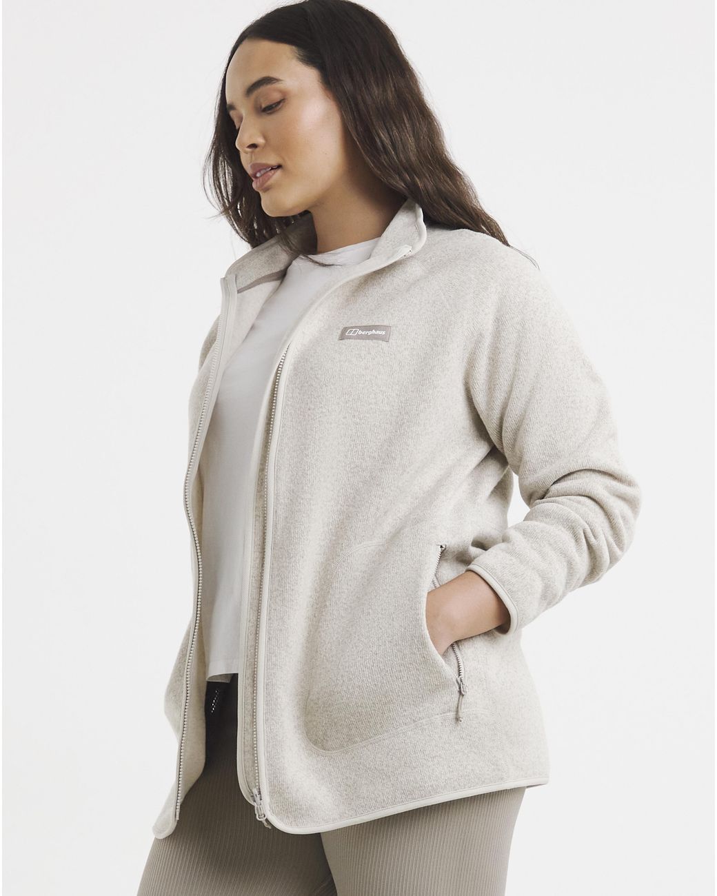 Berghaus White Asterby Fleece Jacket