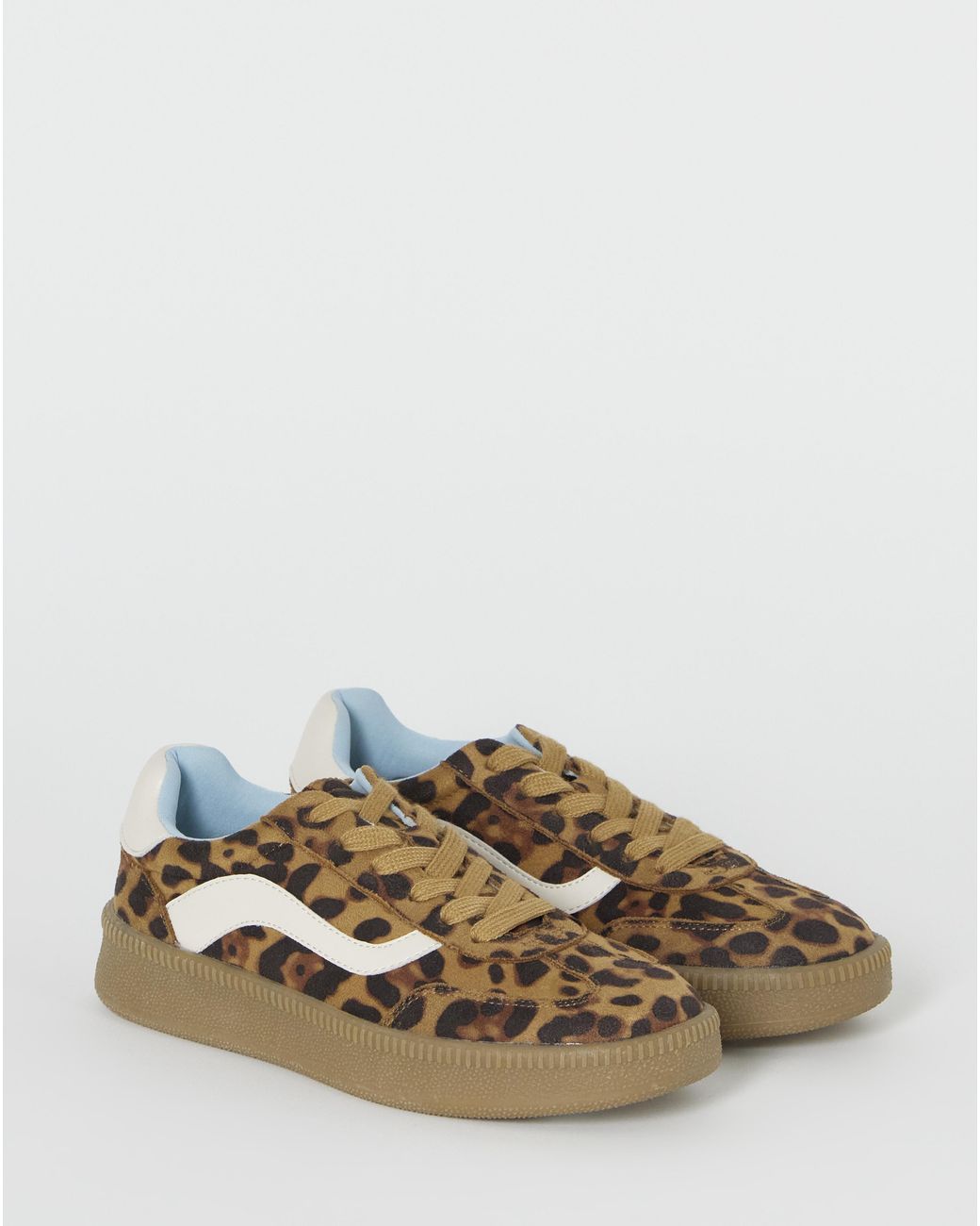Simply Be Blue Chunky Retro Trainer Extra Wide