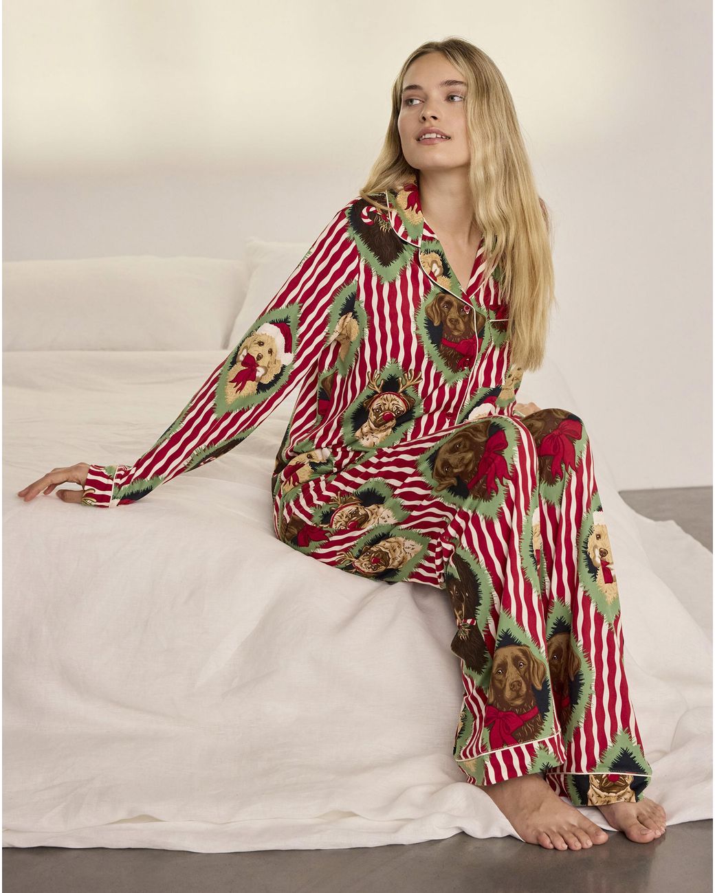 Chelsea Peers Multicolor Classic Long Button Up Set