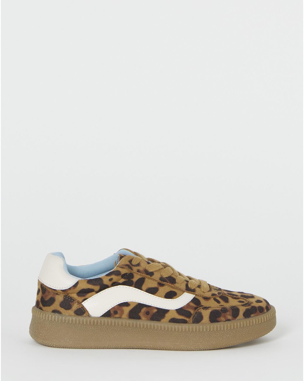 Simply Be Blue Chunky Retro Trainer Extra Wide