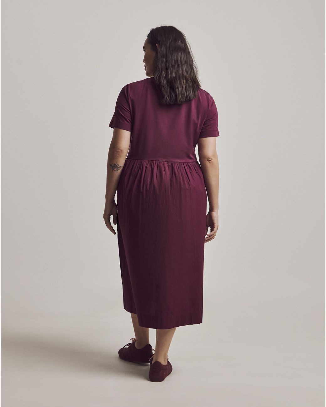 Julipa Multicolor Button Detail Midi Dress
