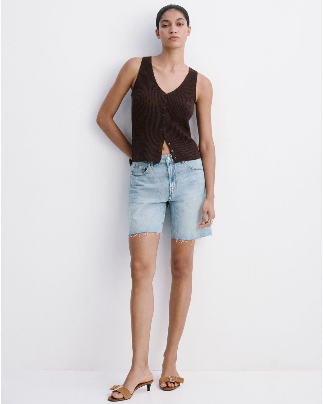 Mango Multicolor Bermudas Anne