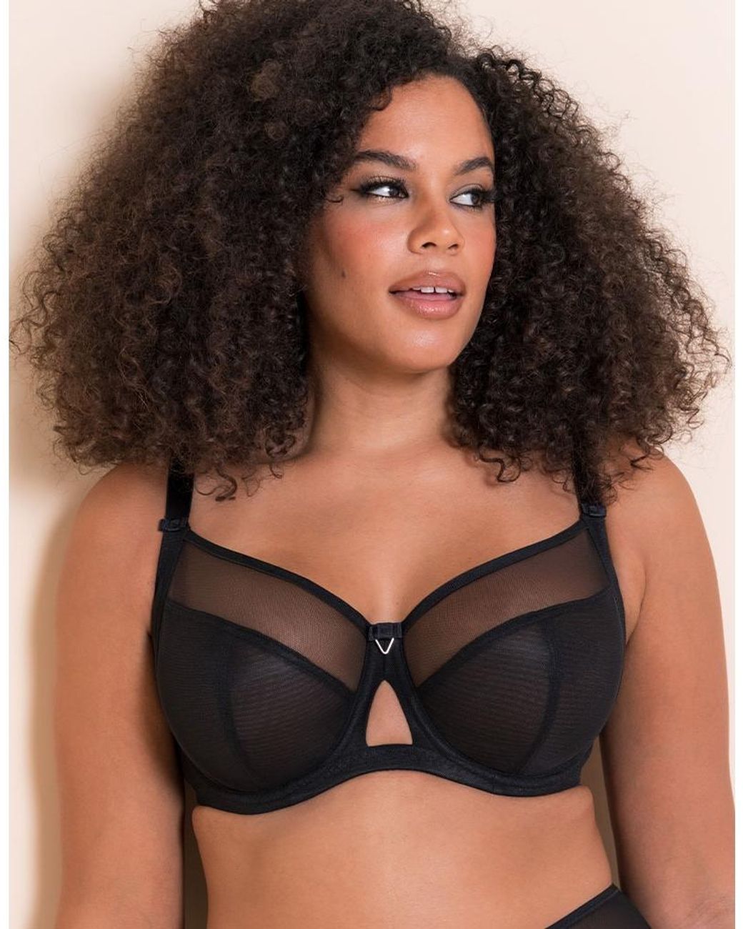 Curvy Kate Black Victory Balcony Wired Bra