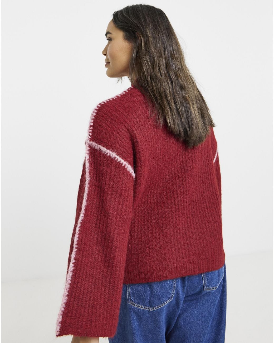 Native Youth Red Knitted Jumper