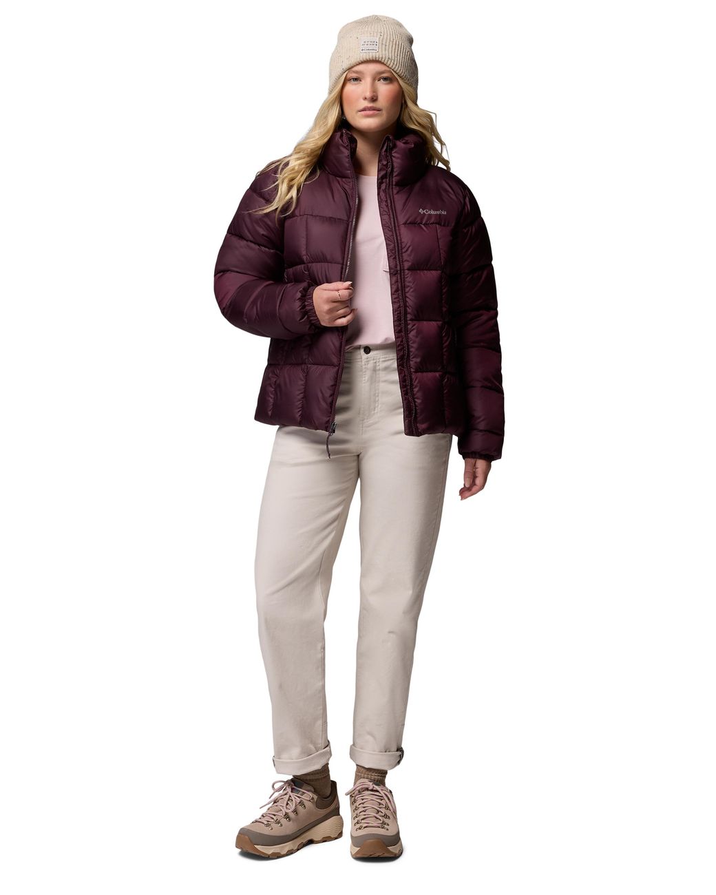 Columbia Purple Columbia Puffect Iii Full Zip Jacket