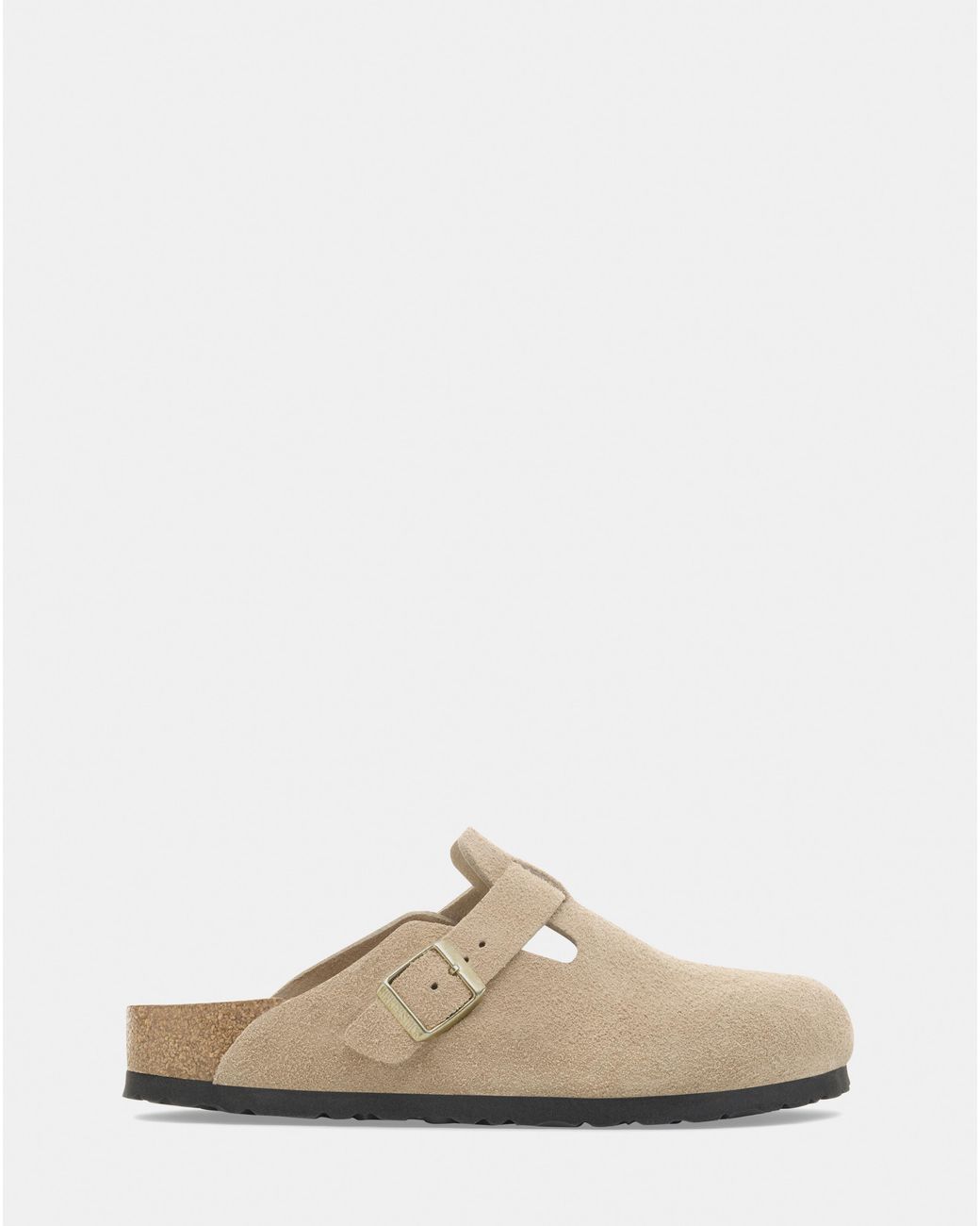 Birkenstock Natural Boston Suede Leather