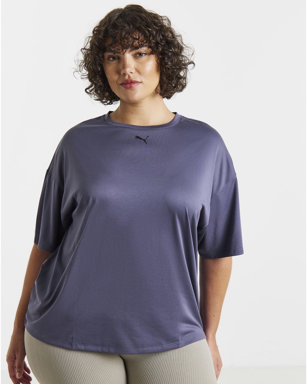 PUMA Blue Essential Relaxed Tee