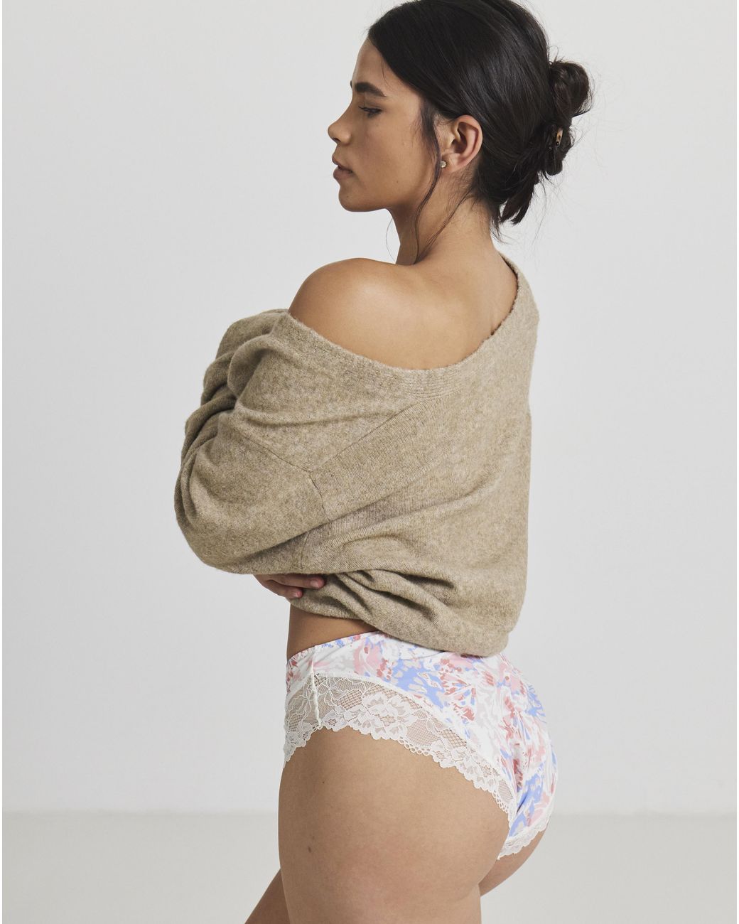 Pretty Secrets Brown 2 Pack Adrianne Midi Briefs