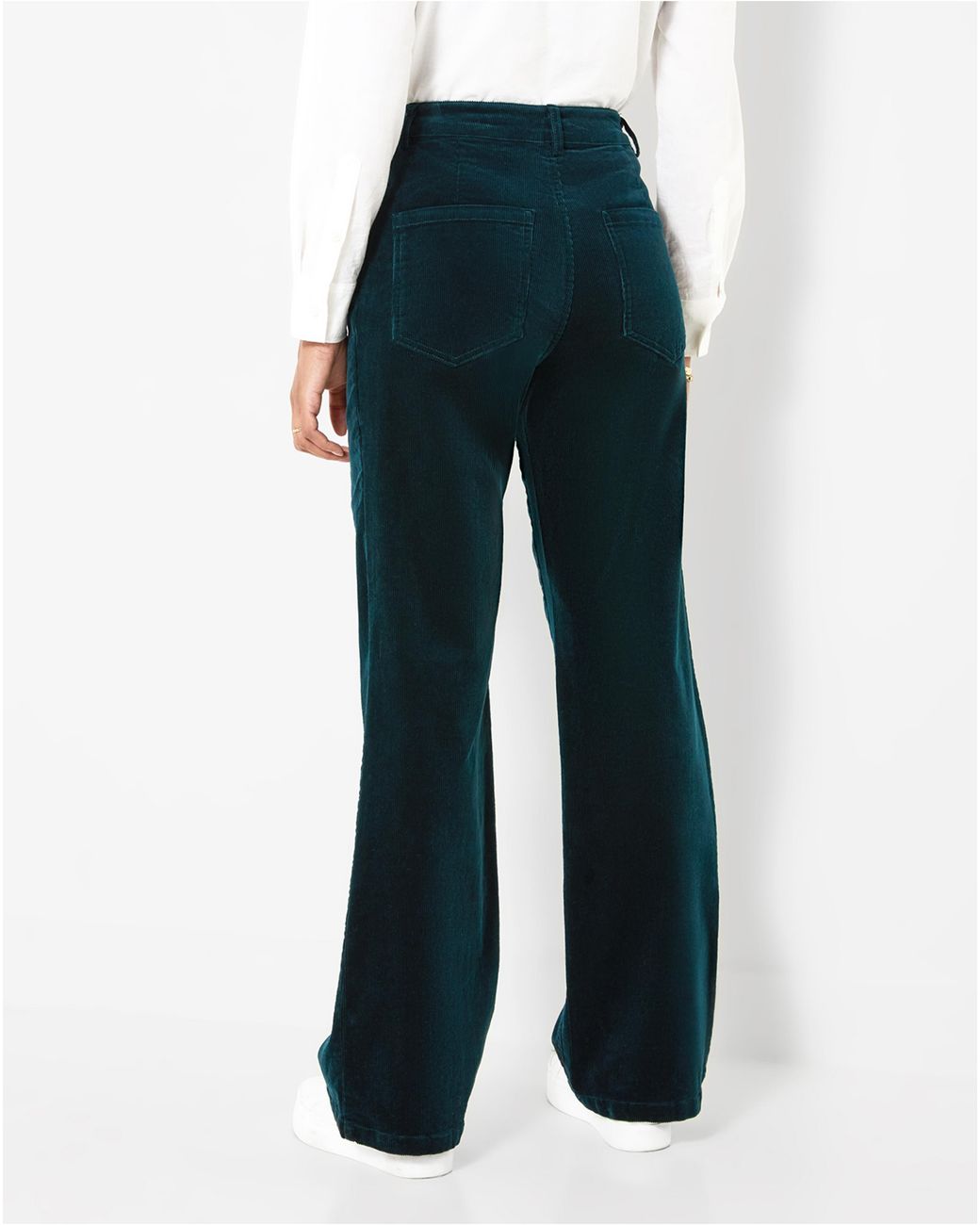Joe Browns White Indie Cord Wide Leg Trouser
