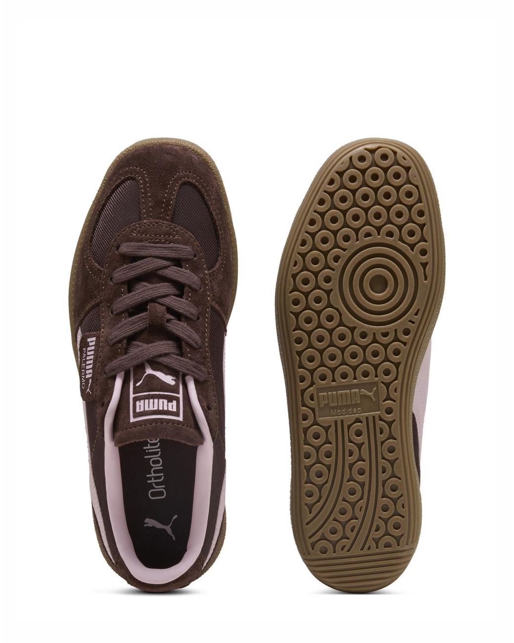 PUMA Brown Palermo Vintage Sneakers
