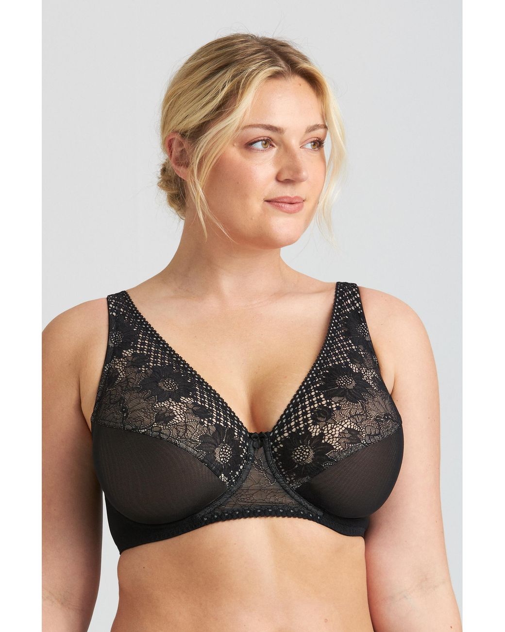 Miss Mary Of Sweden Black Miss Mary Lace Charm Underwired Bra