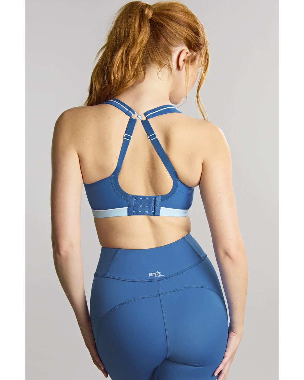 Panache Sports Blue Panache Power Wired Sports Bra