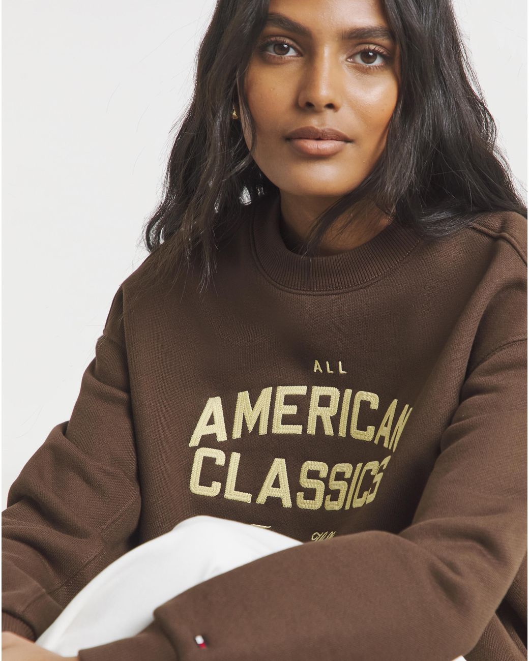 Tommy Hilfiger Brown Terry Sweatshirt
