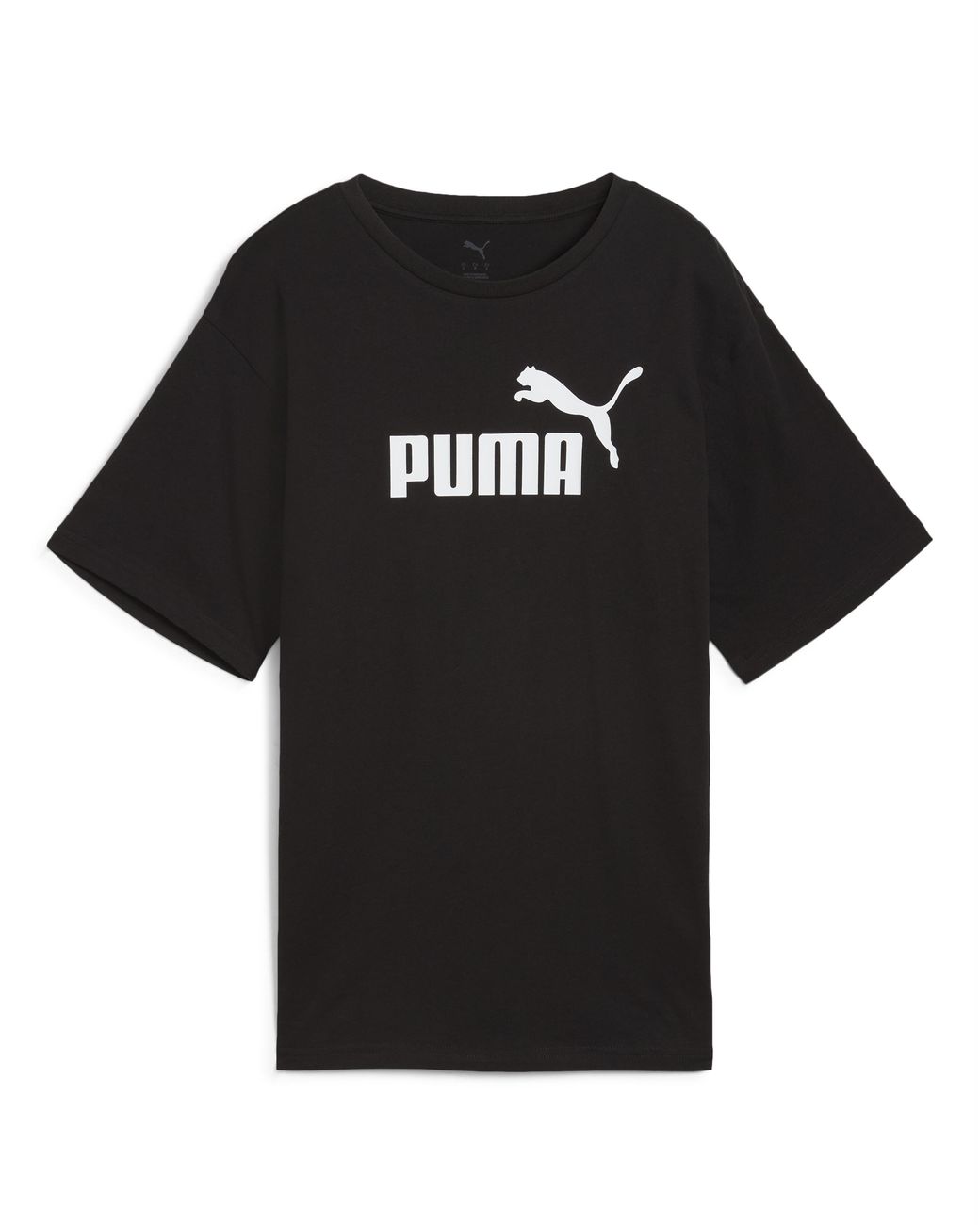 PUMA Black Essential No.1 Logo Relaxed T-Shirt