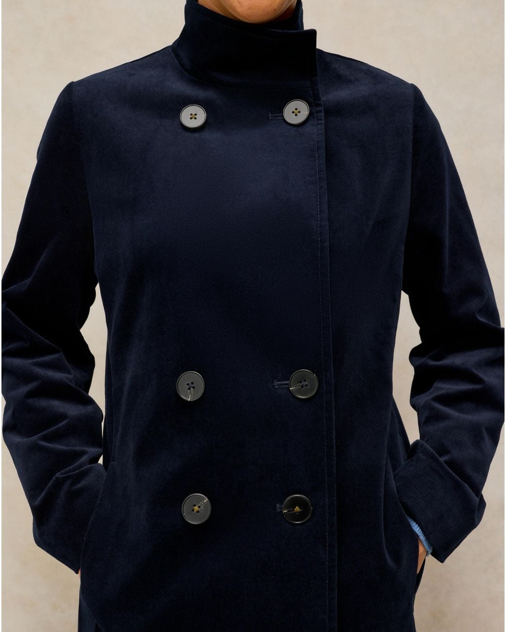 White Stuff Blue Kaia Coat