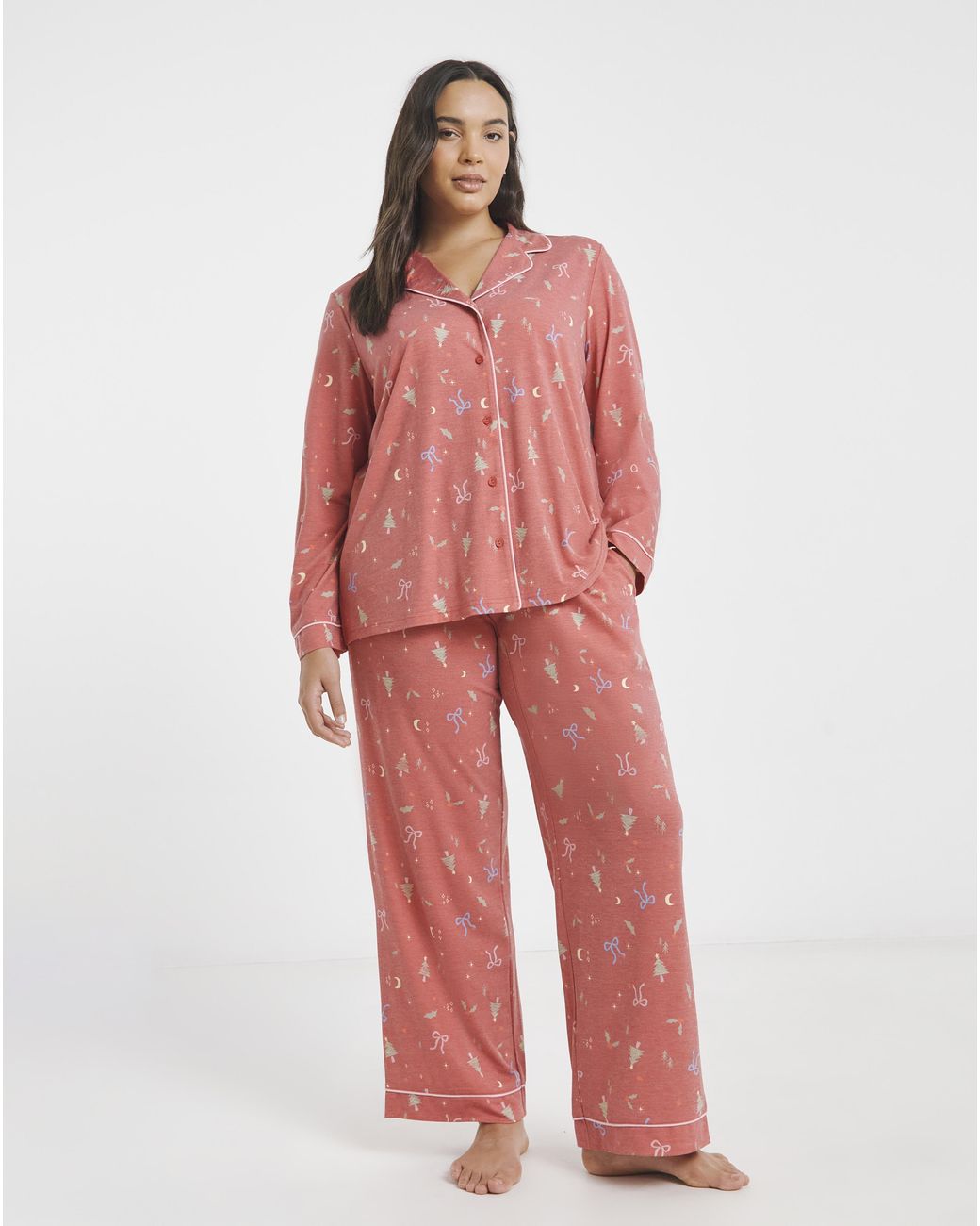 Pretty Secrets Red Pretty Lounge Revere Pj Set