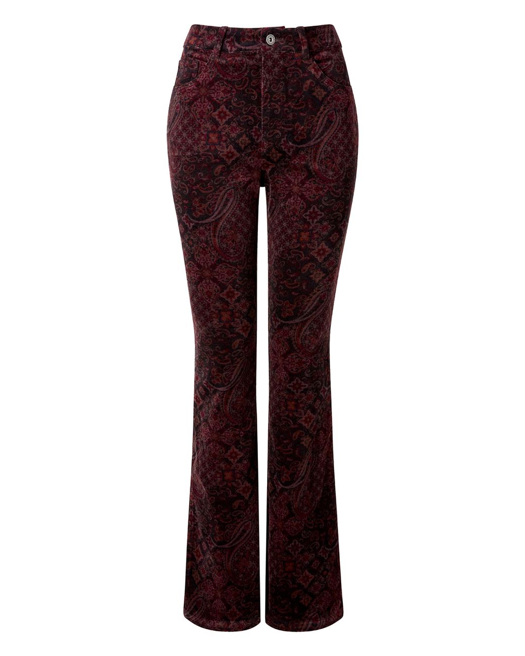 Joe Browns Brown Printed Moleskin Trouser