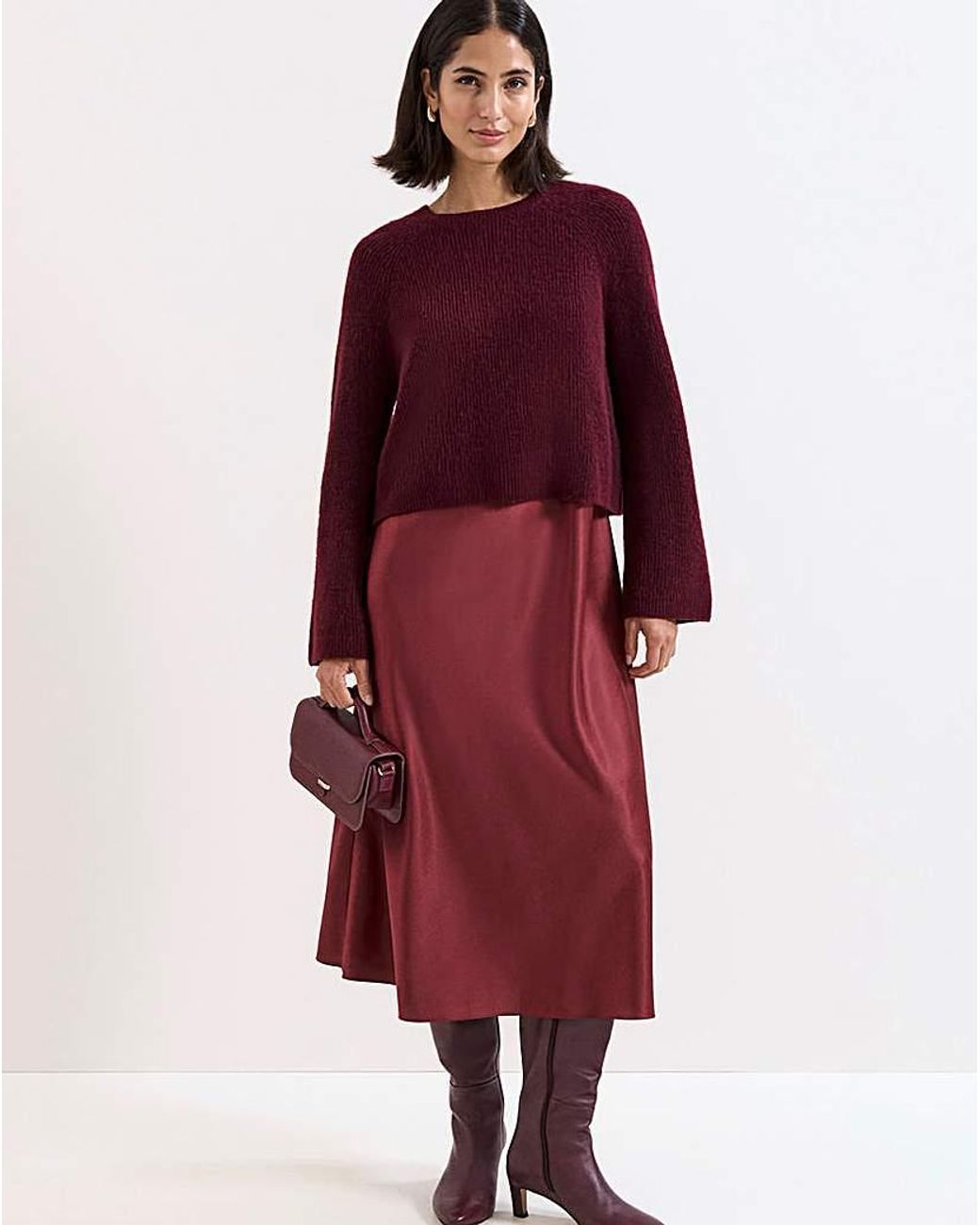 Phase Eight Red Plain Issy 2