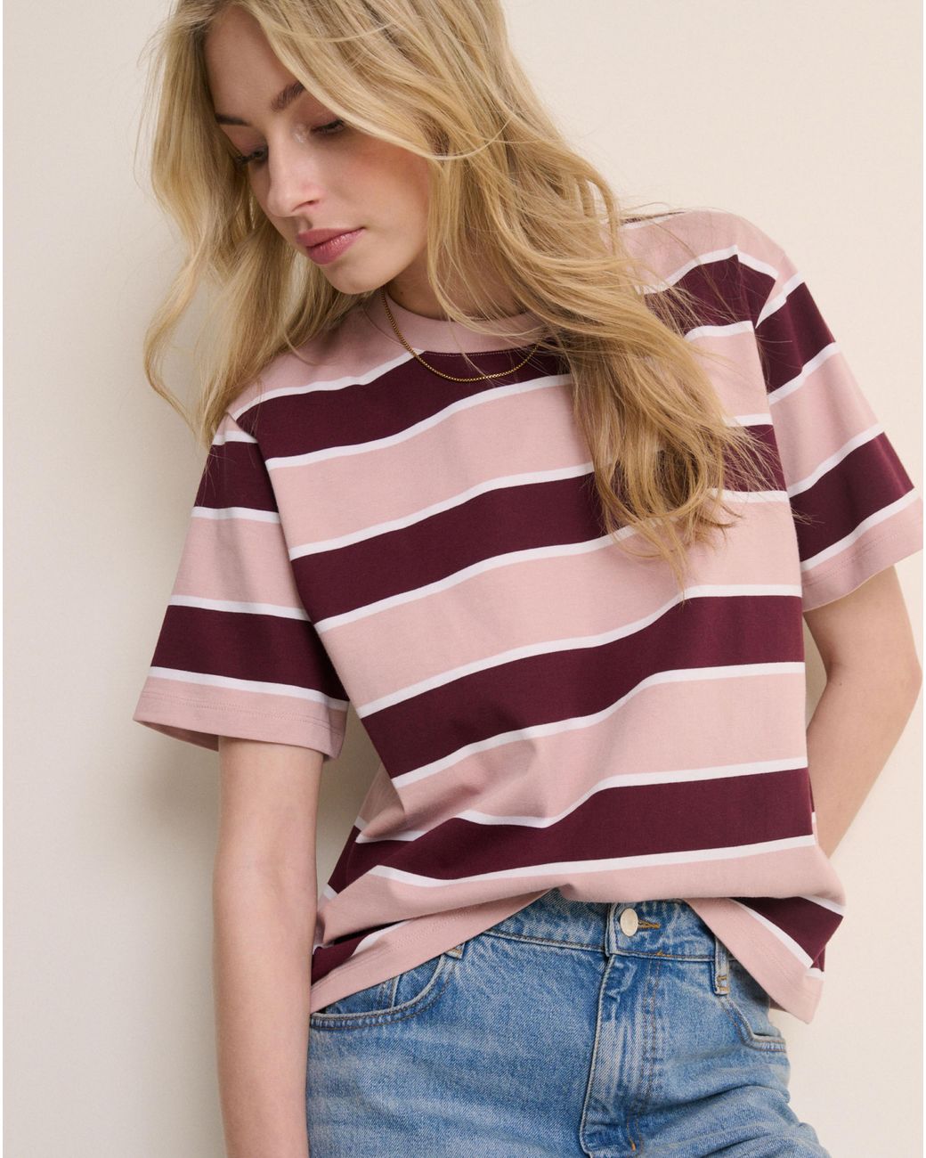 Nobody's Child Pink Nobodys Child Boxy Fit Tee