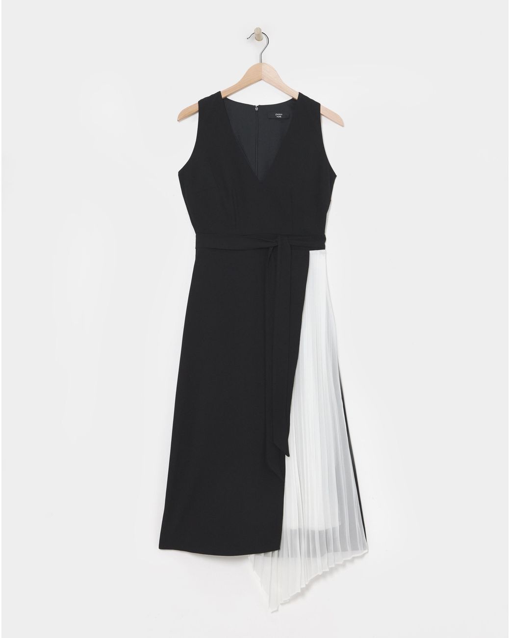 Joanna Hope Black Dress With Pleated Panel