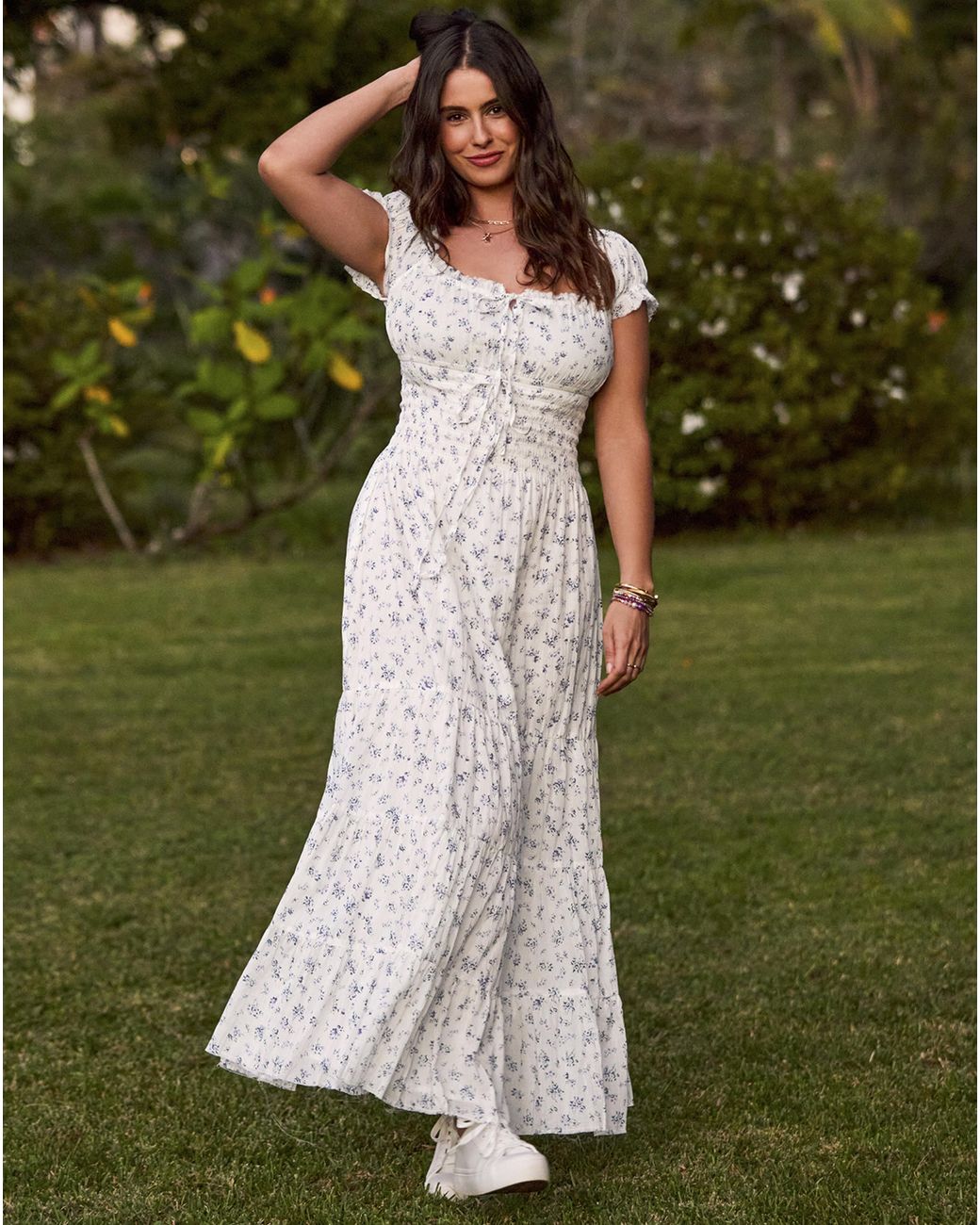 Joe Browns White Jb Joe's Favourite Floral Cotton Dress