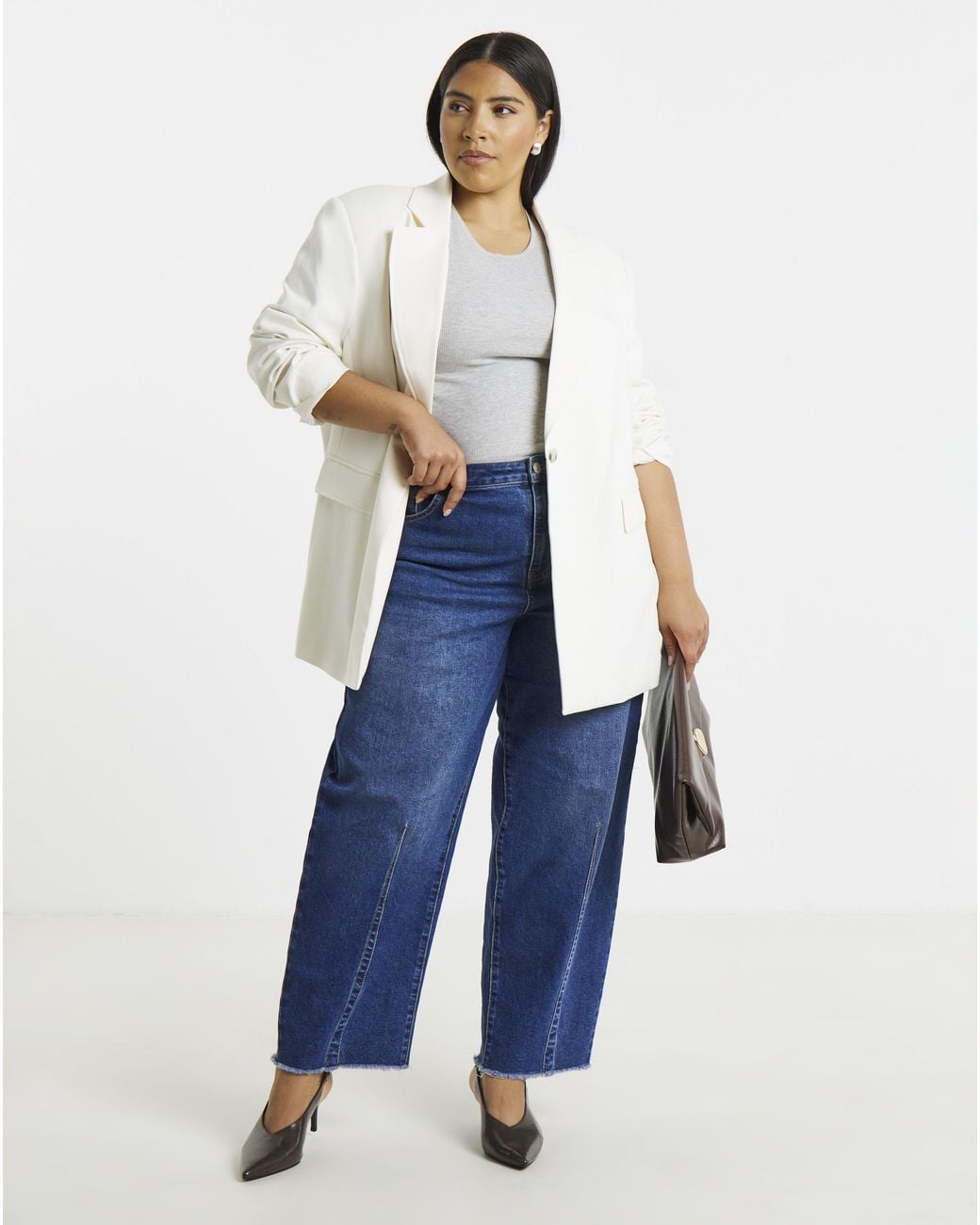 Simply Be Natural Oversized Blazer