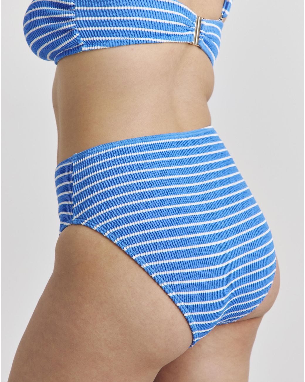 JD Williams Blue High Waist Bikini Brief