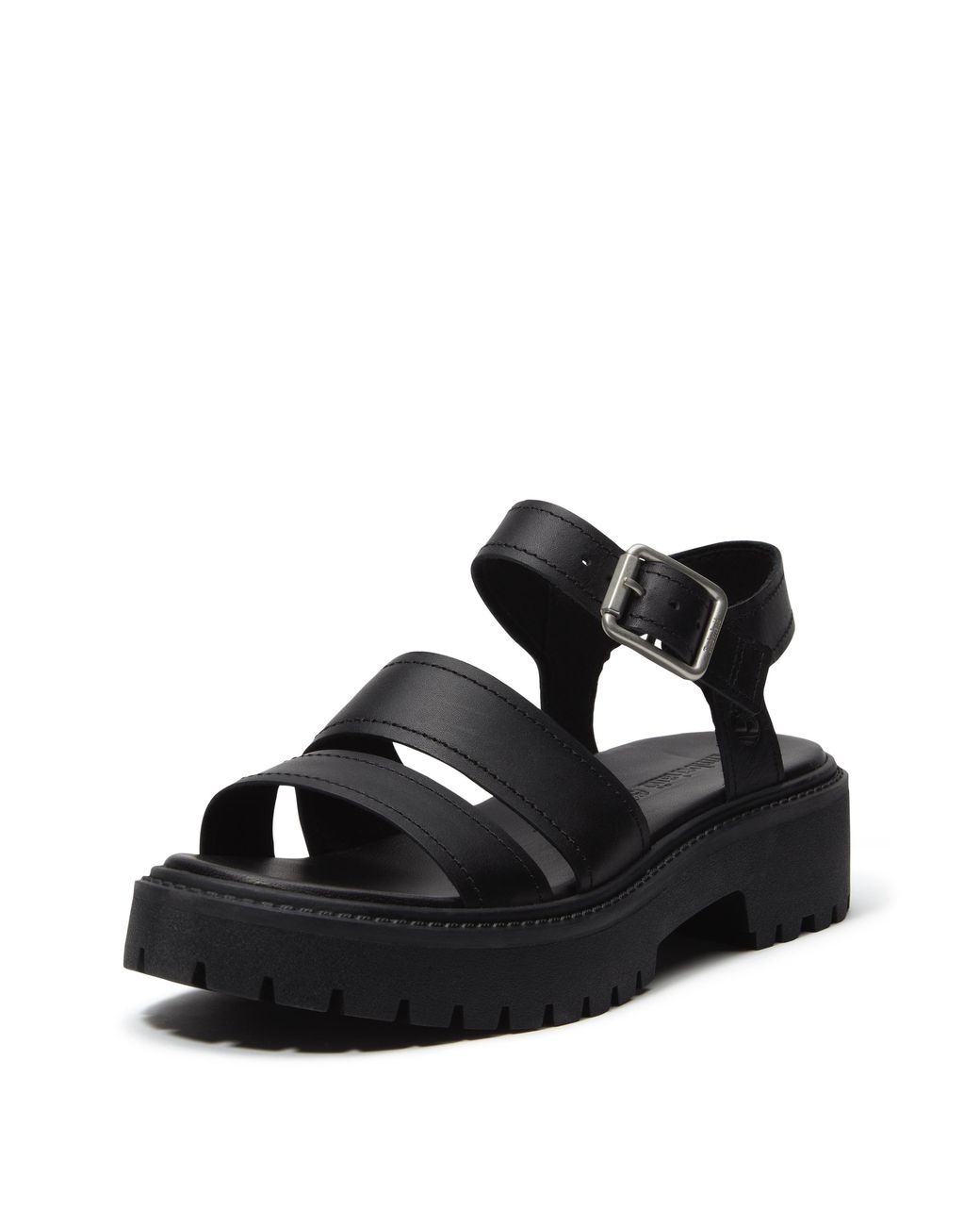 Timberland Black Stone Street Grain Sandals
