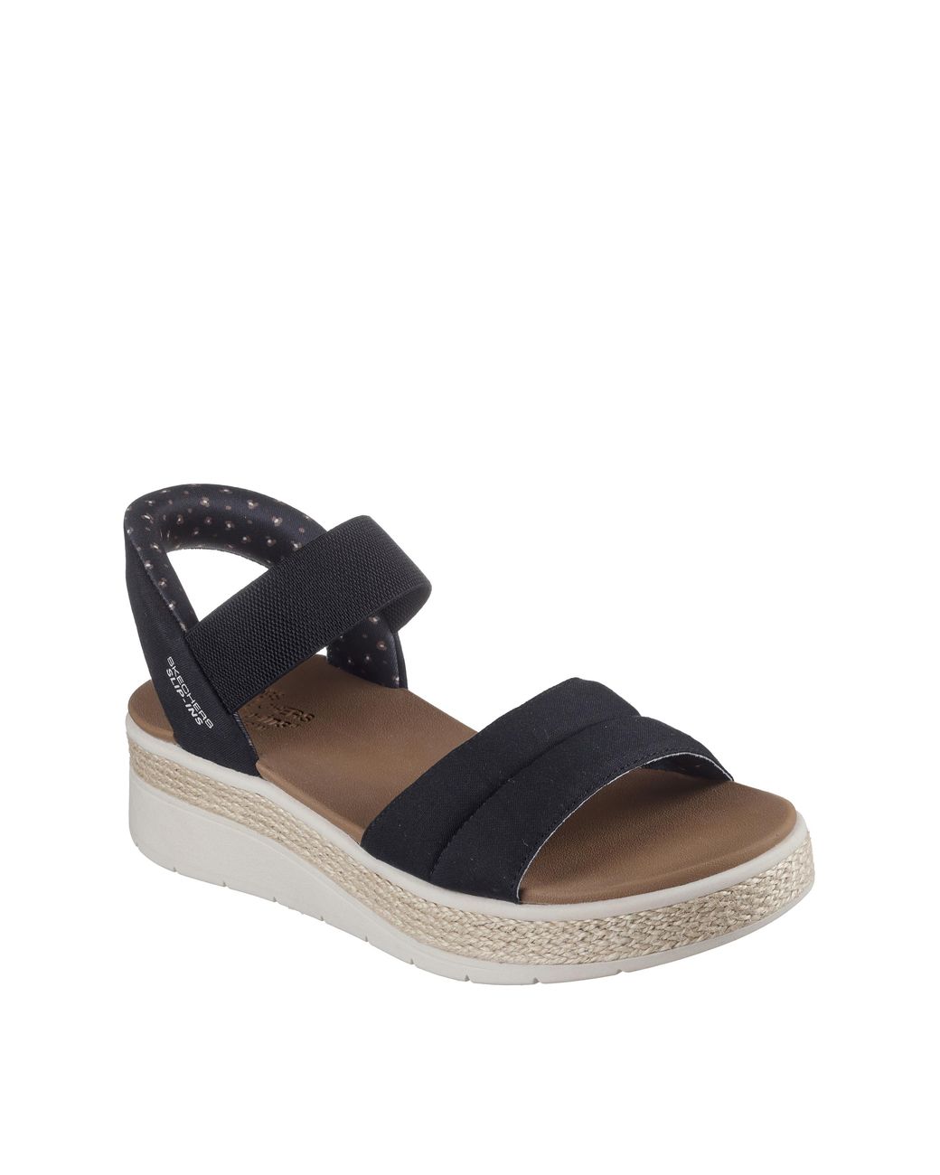 Skechers Blue Bobs Slip Ins Standard Sandals