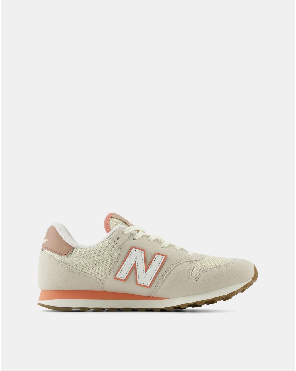 New Balance White 500 Trainers