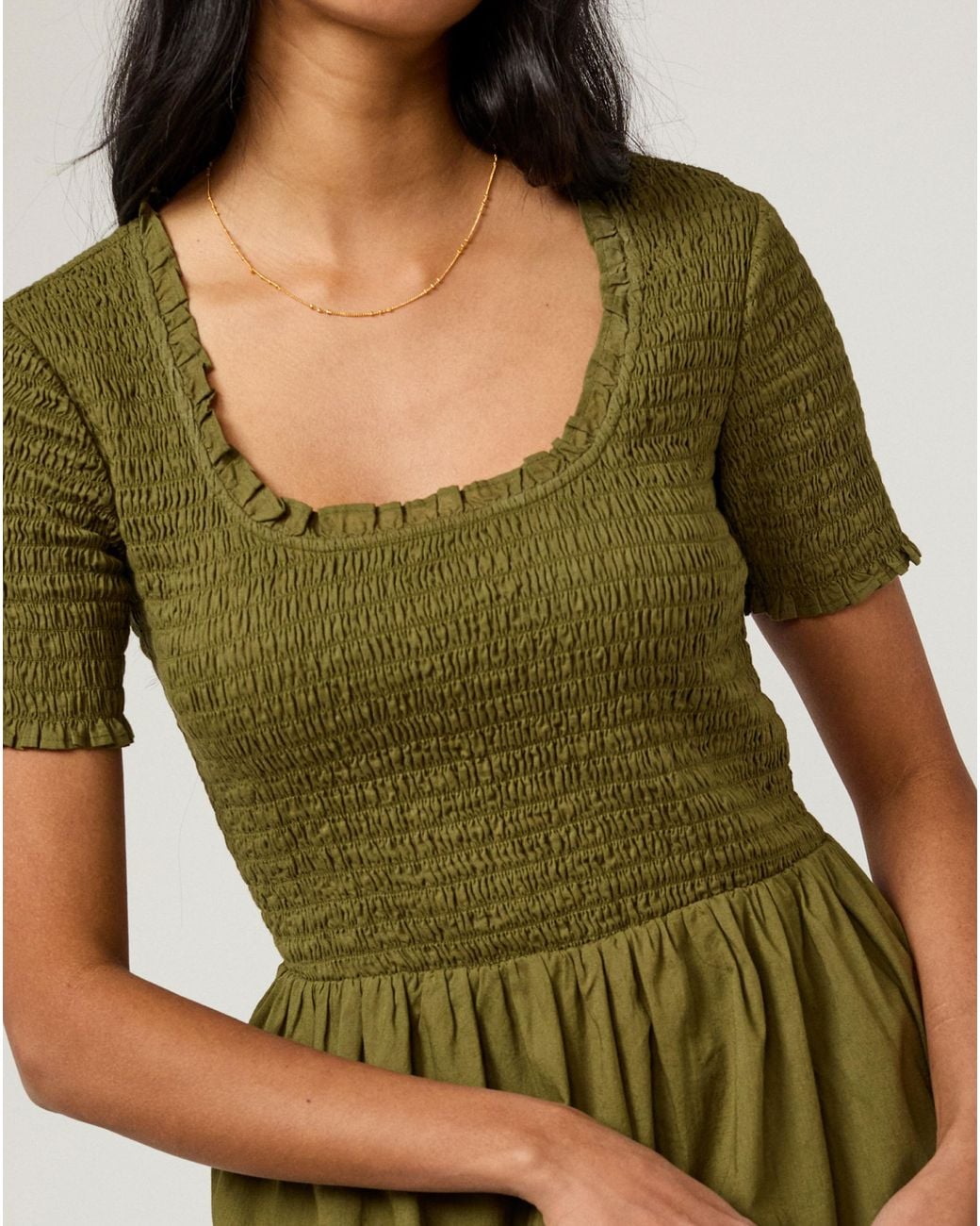 Nobody's Child Green Nc Zita Midi Dress