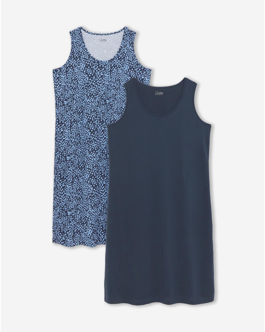 Pretty Secrets Blue Value 2 Pack Animal Nighties