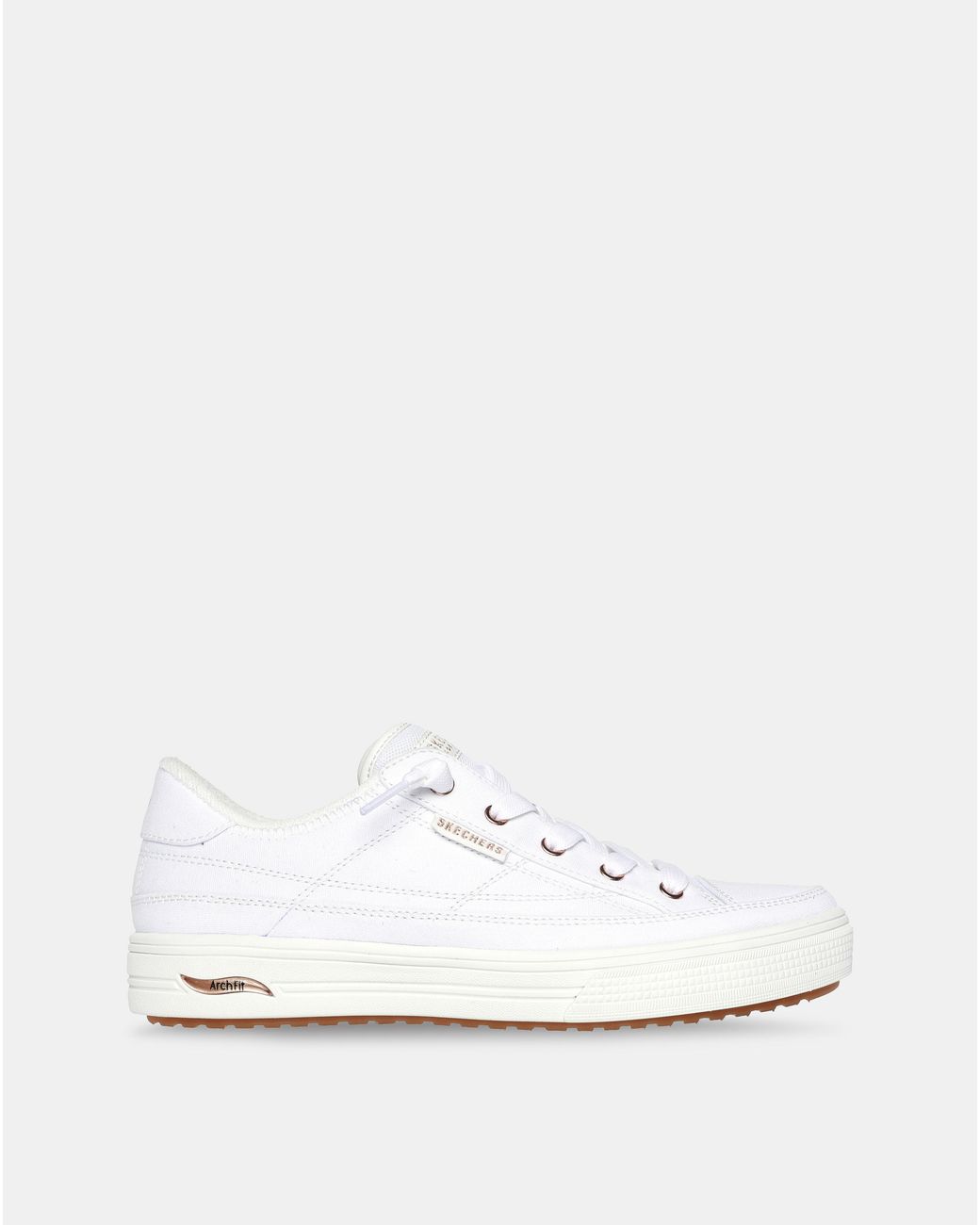 Skechers White Arcade E Fit