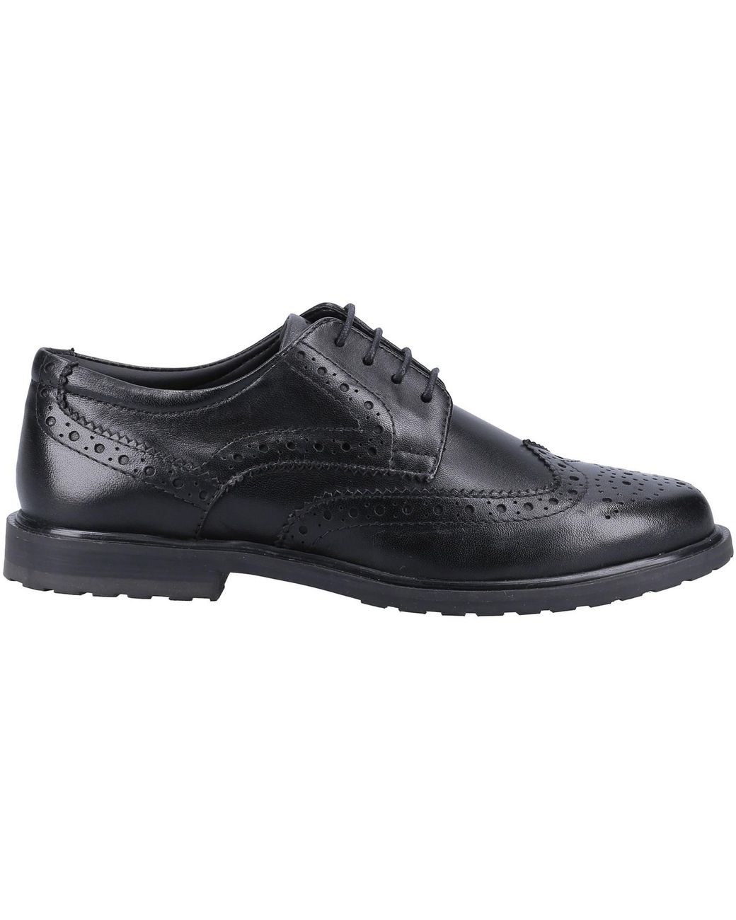 Hush Puppies Black Verity Brogue