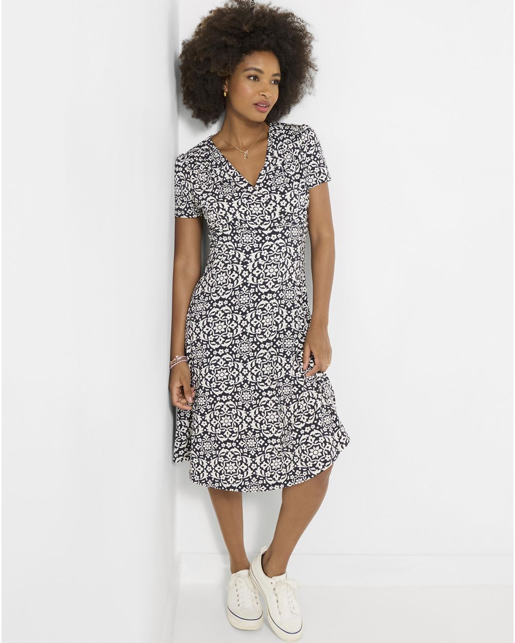 Joe Browns White Spring Floral Dress