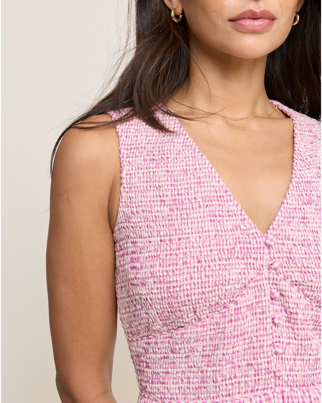 Nobody's Child Pink Sleeveless Eliza Midi Dre
