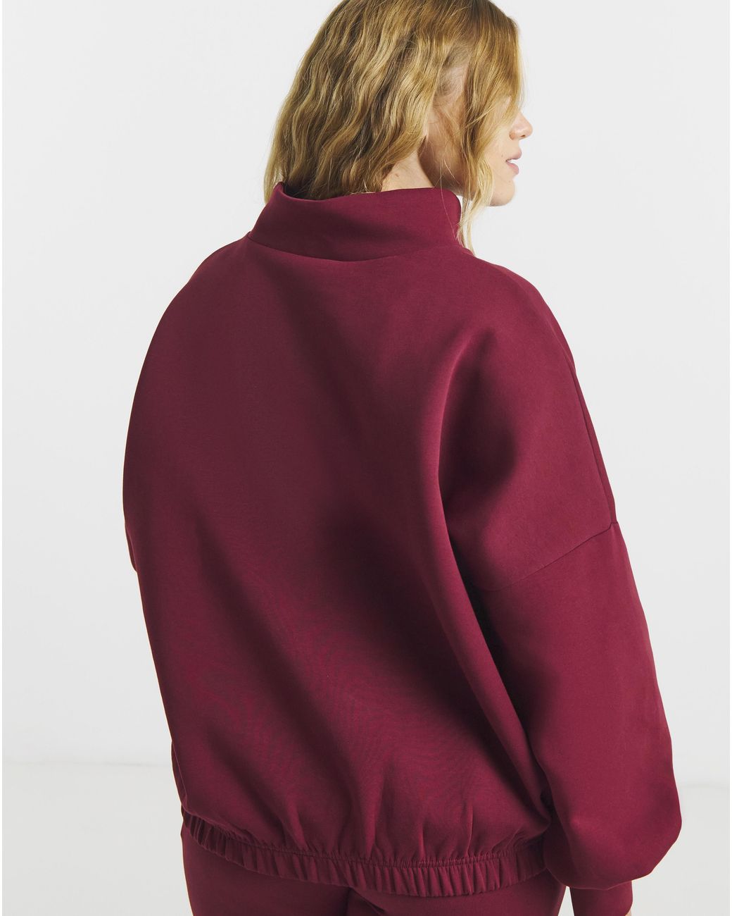Sculpt Activewear Red High Neck Jumper