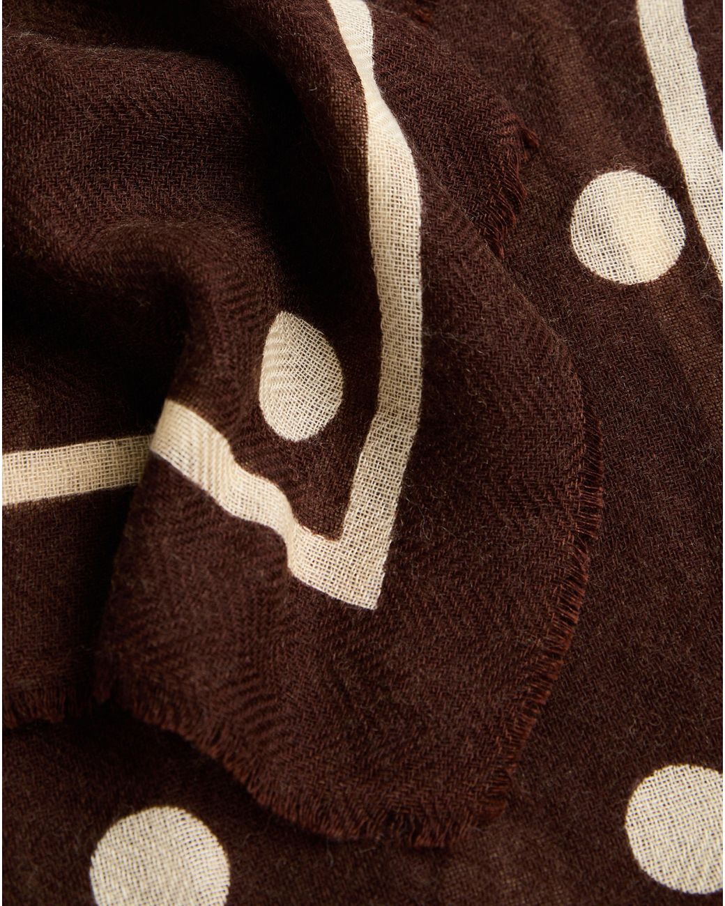 Mango Brown Polka Dot Neckerchief