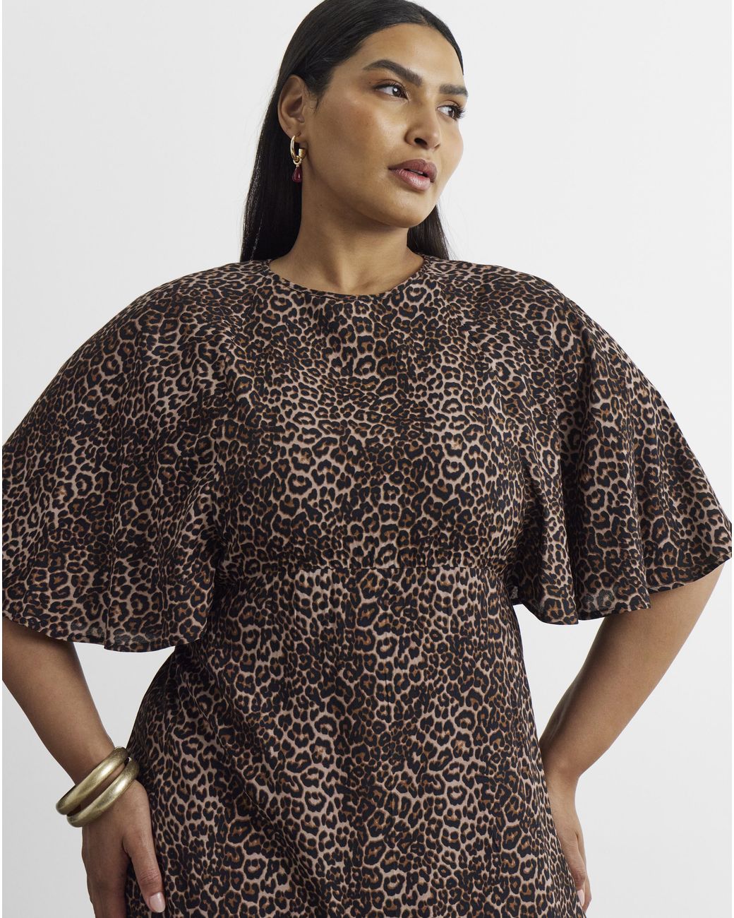Joanna Hope Brown Tea Dress