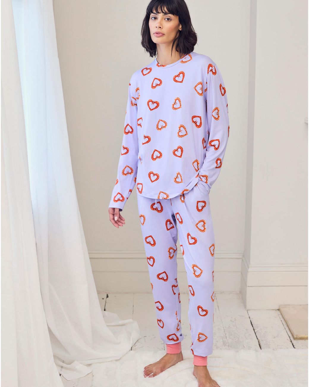 Chelsea Peers Purple Classic Long Sleeve Set