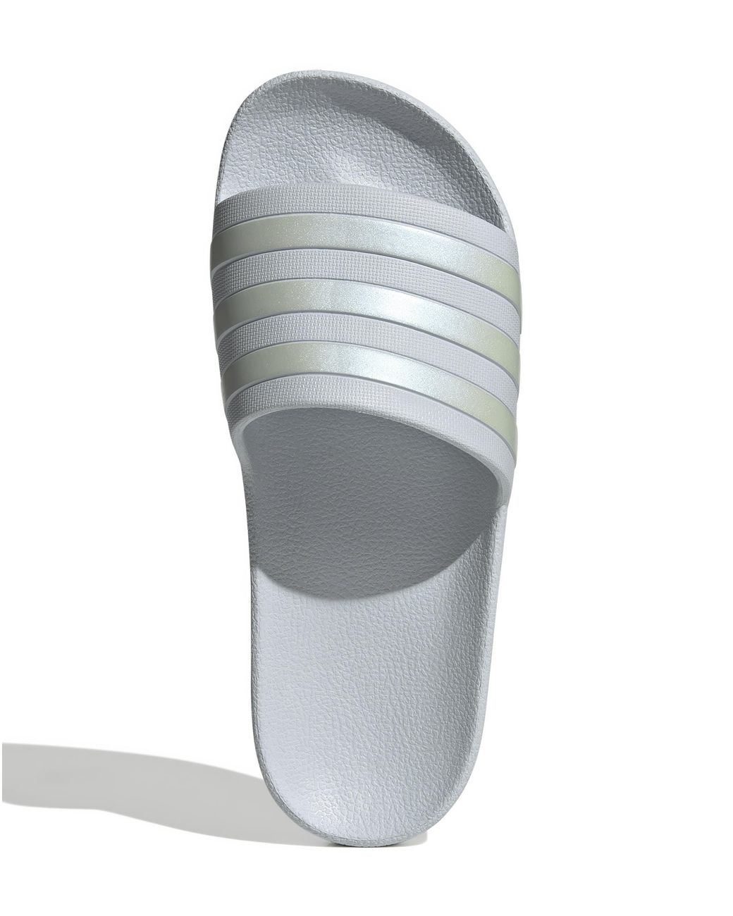 Adidas White Adilette Aqua Slides