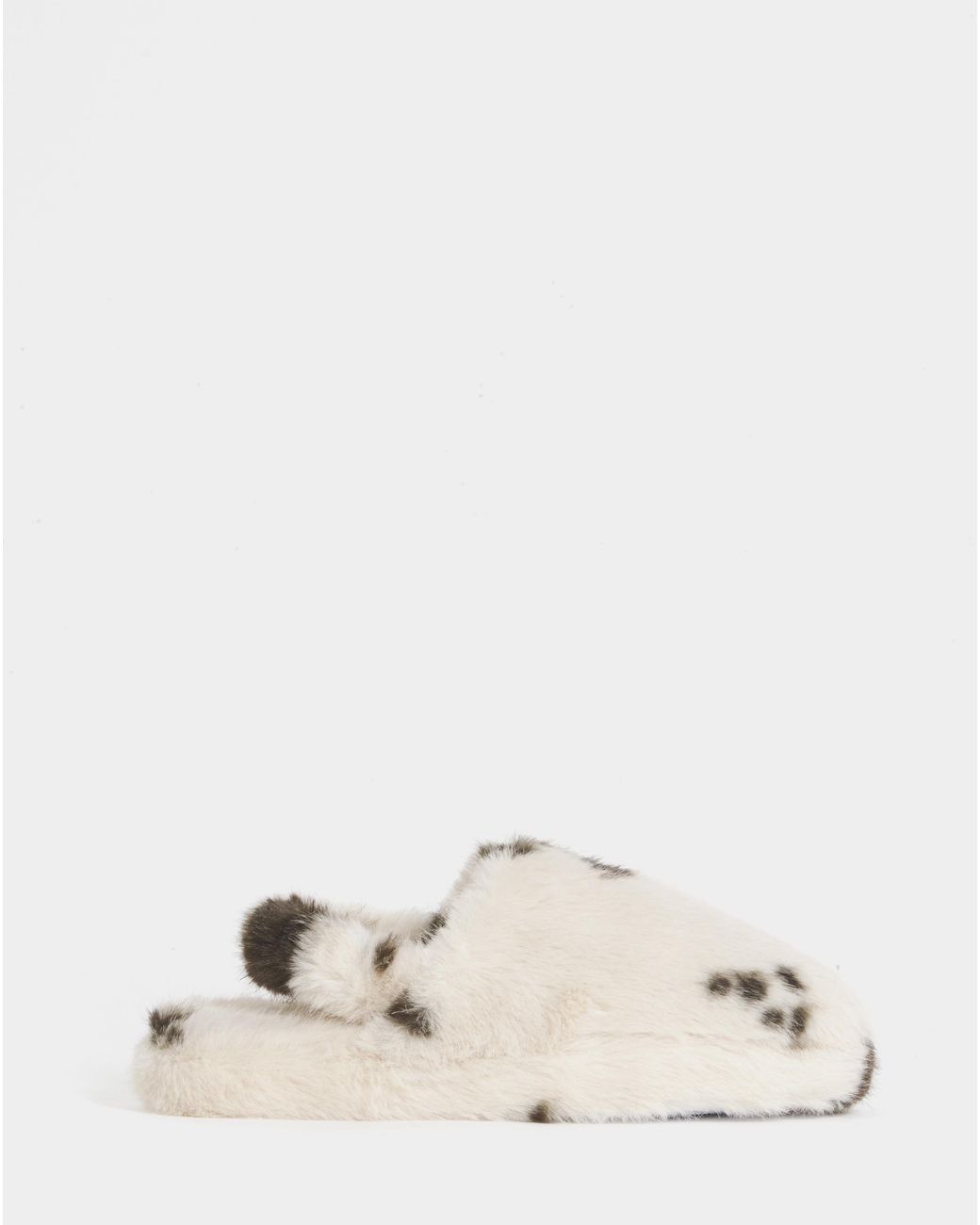 Simply Be Multicolor Fluffy Slingback Slipper Extra Wide